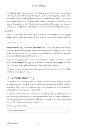 Learn Puppet : Quest Guide for the Learning VM | PDF