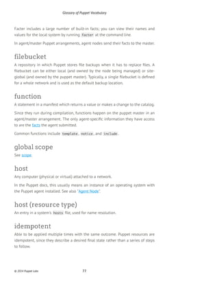Learn Puppet : Quest Guide for the Learning VM | PDF