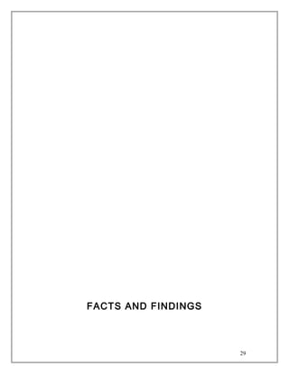 FACTS AND FINDINGS



                     29
 