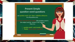 Mastering Present Simple Question Word Questions in English Grammar | PPTX
