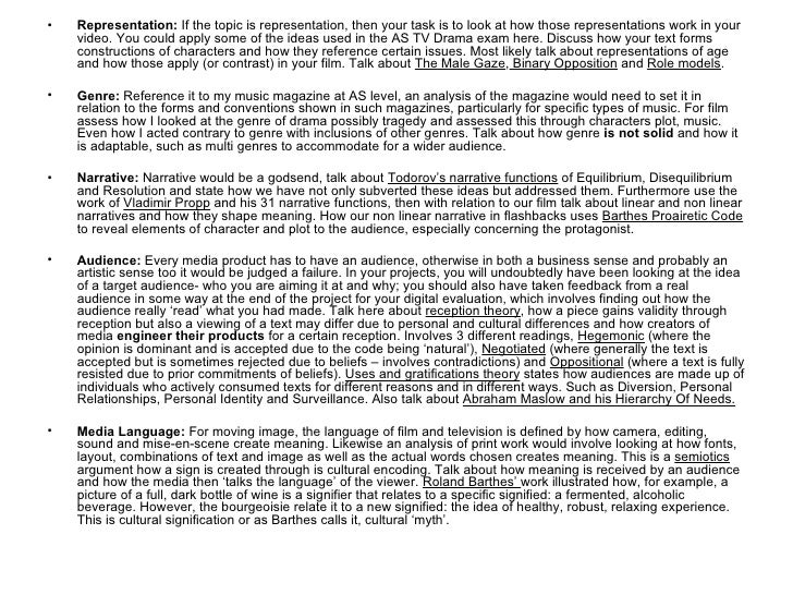 How to answer a media exam question... Kind of