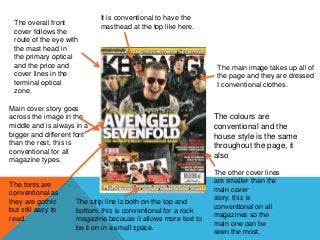 The overall front
cover follows the
route of the eye with
the mast head in
the primary optical
and the price and
cover lin...