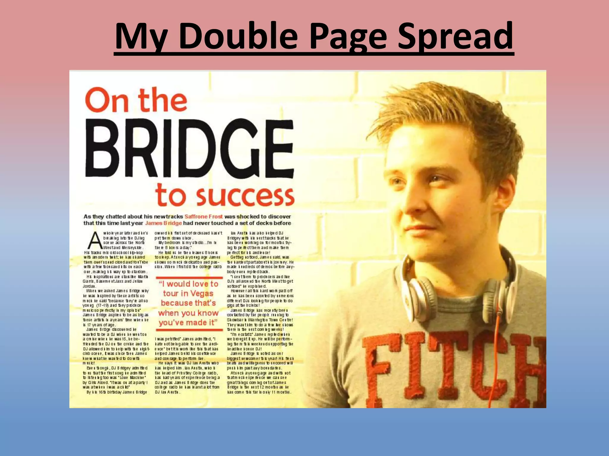 My Double Page Spread

 