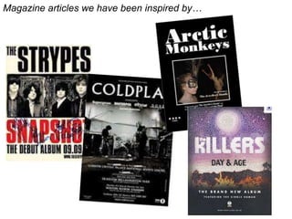 Magazine articles we have been inspired by…
 