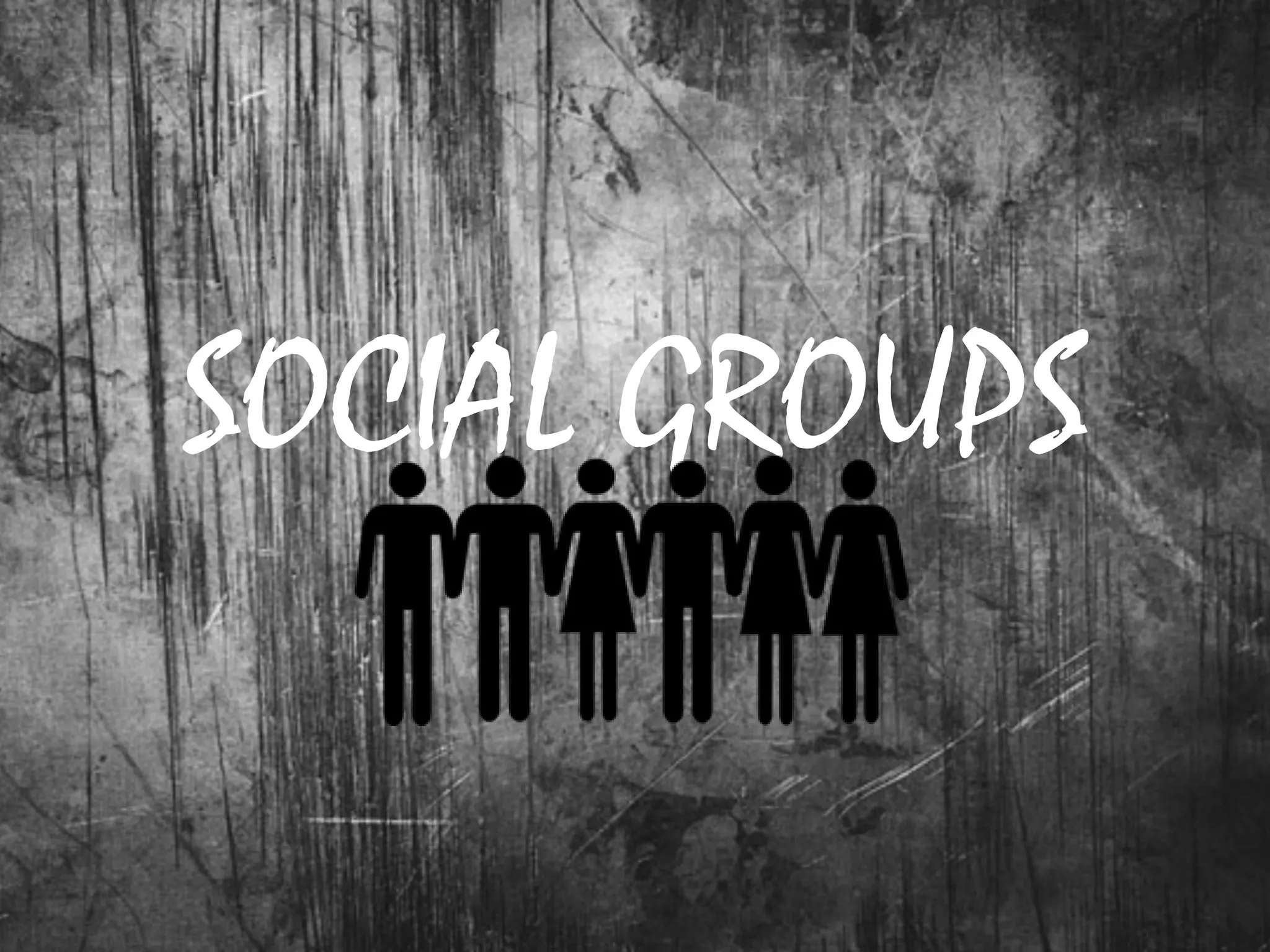 SOCIAL GROUPS
 