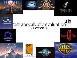 Post apocalyptic evaluation
 