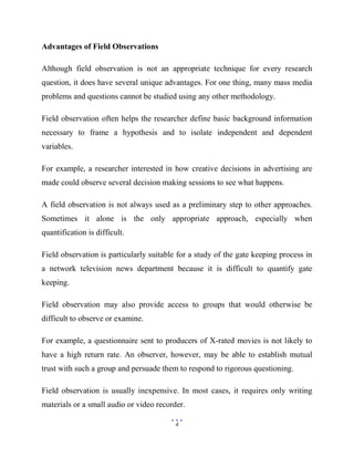 What is qualitative research? Discuss the methods of qualitative ...