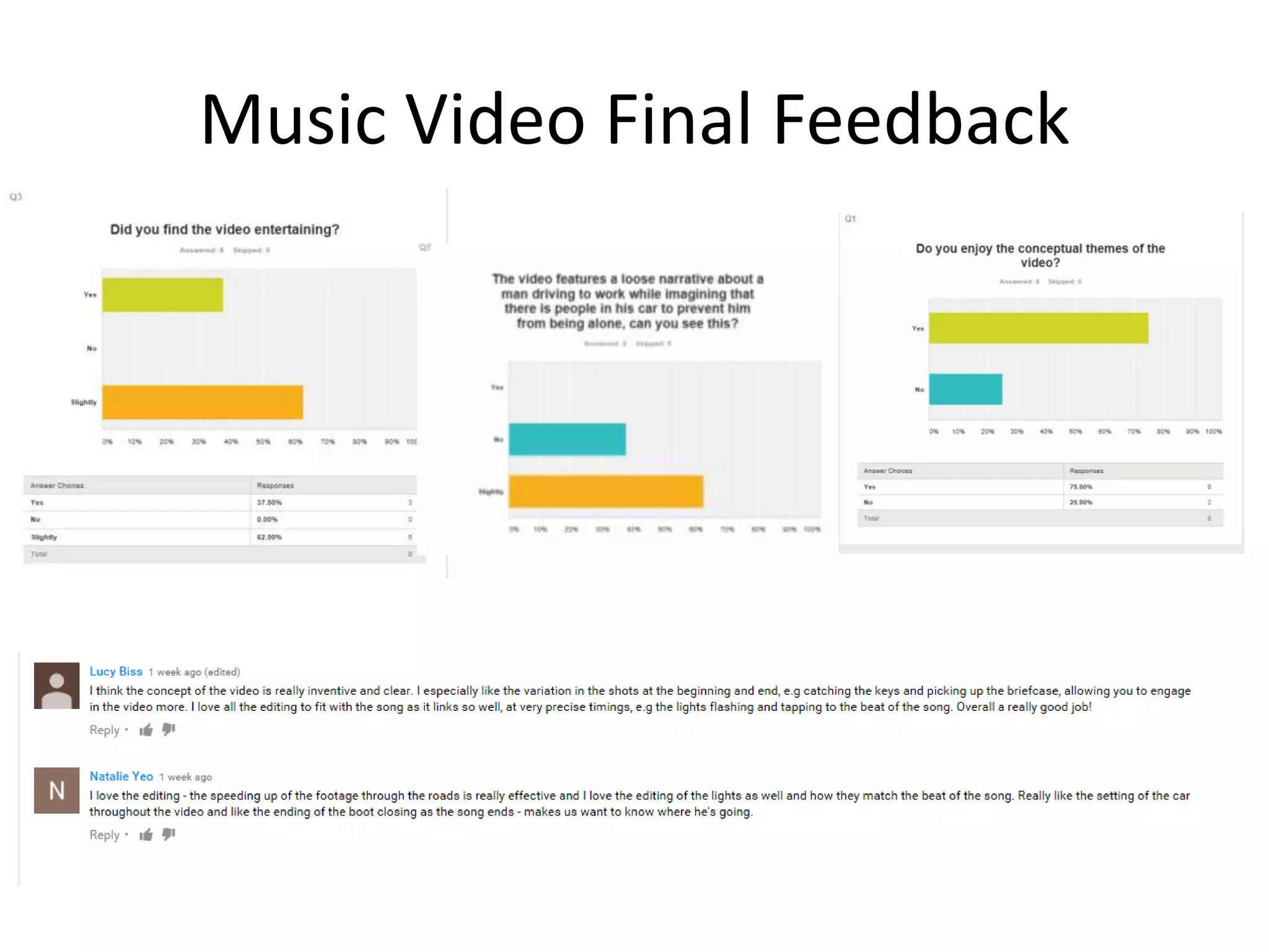 Music Video Final Feedback
 