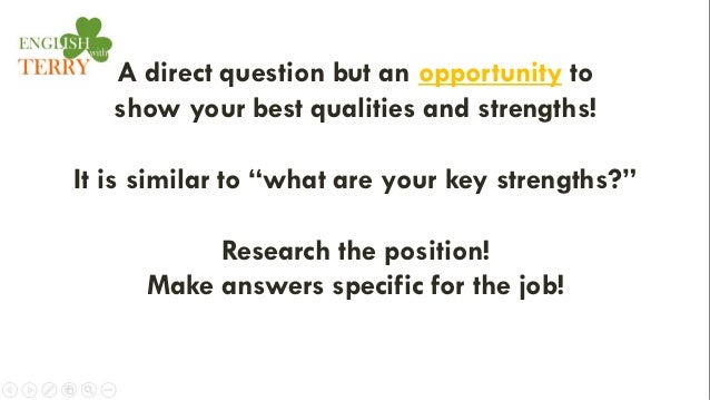 3 key strengths