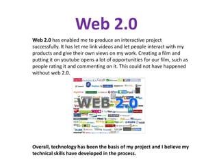  We used Final Cut Pro to put our film together and edit it. This software is used by the professional film industry, therefore we could make top quality films. GaragebandWe used Garageband to create a soundtrack for our film. We chose 3 tracks that fit in with our film, they were all quite emotional and served their purpose by making the audience relate to the film. The soundtrack of a film is very important as it decides the mood of the audience. We wanted to move our audience therefore used emotive but dramatic music. We also used Garageband  to record our voiceover and to change the volumes on the soundtrack. It proved to be a good software to use.