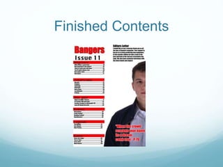 Finished Contents
 