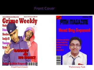 Front Cover Final Front Cover Preliminary Task 