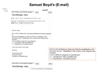 Samuel Boyd's (E-mail) 