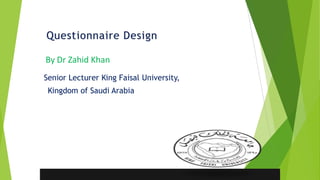 By Dr Zahid Khan
Senior Lecturer King Faisal University,
Kingdom of Saudi Arabia

 