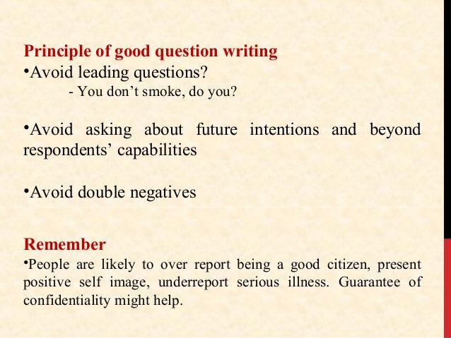 Writing a letter of recommendation questionnaire construction