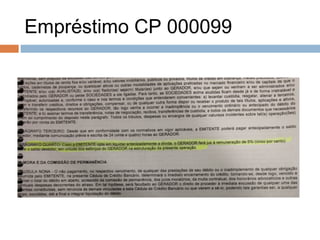 Empréstimo CP 000099
 