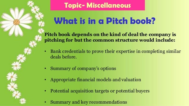 Question And Answers On Investment Banking Topics