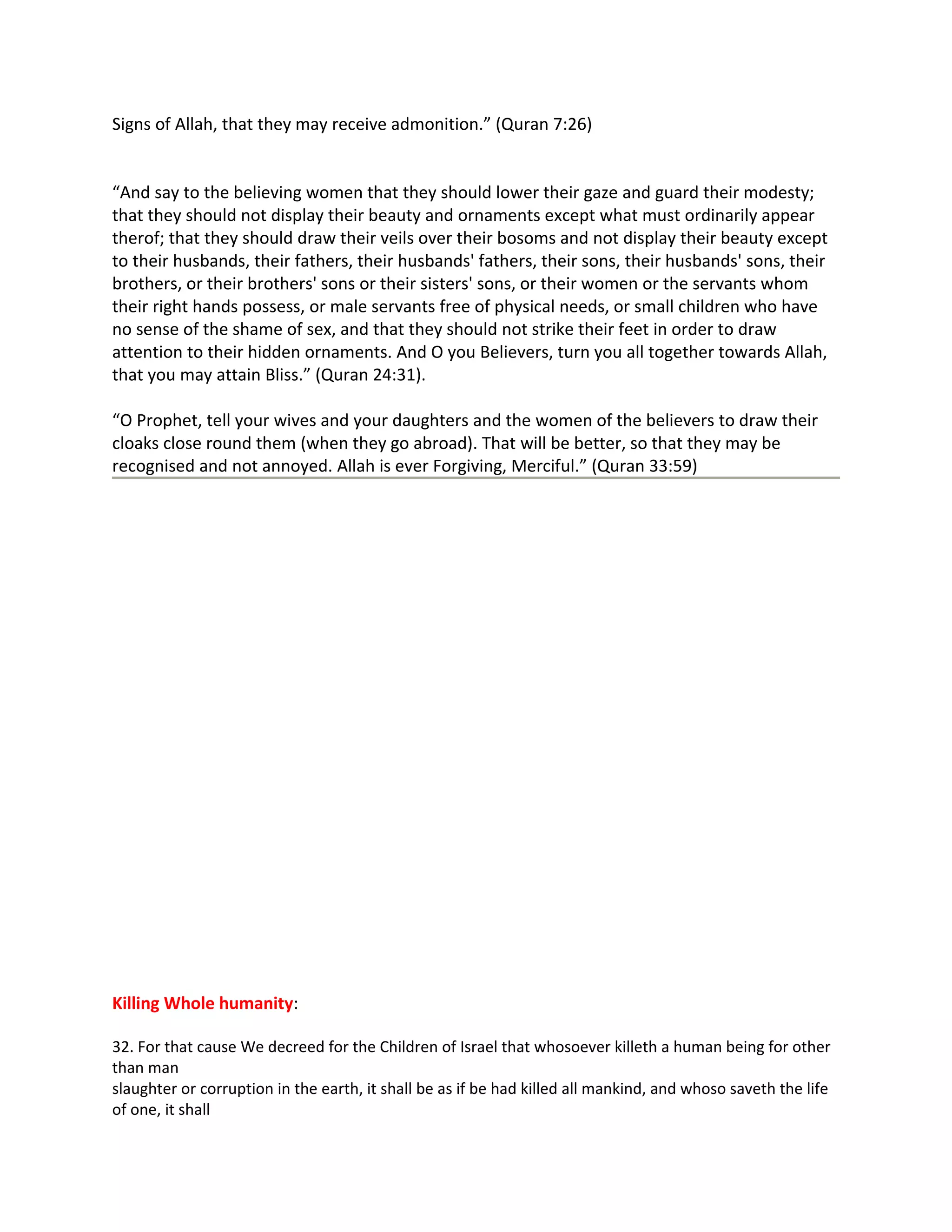 Question & answers on islam