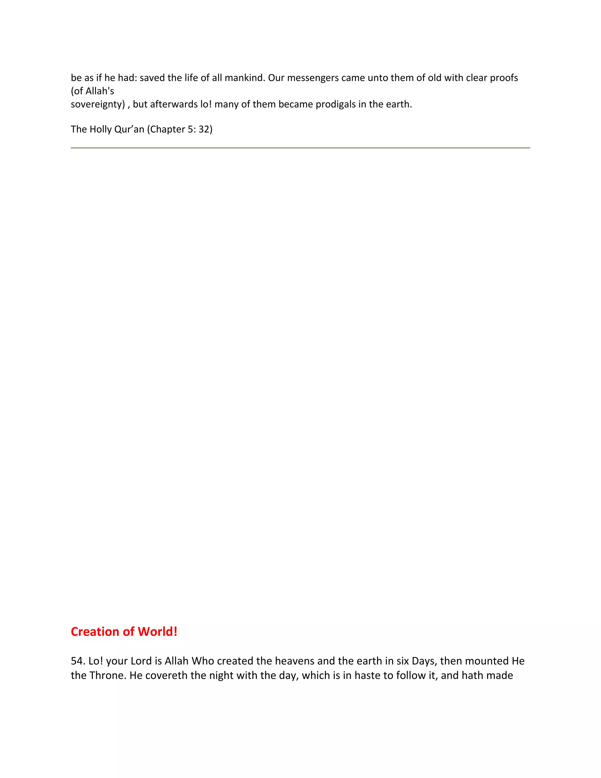 Question & answers on islam