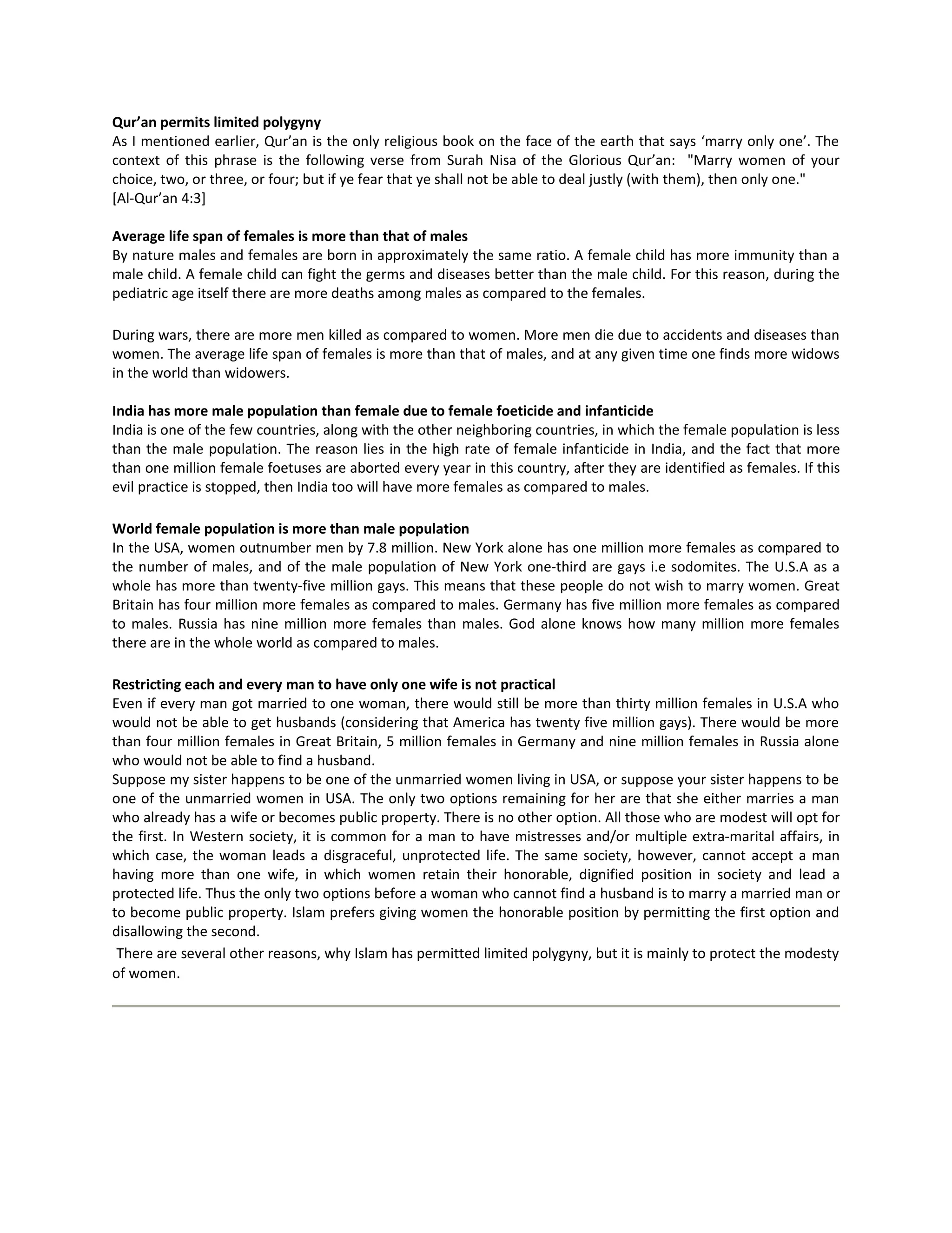 Question & answers on islam