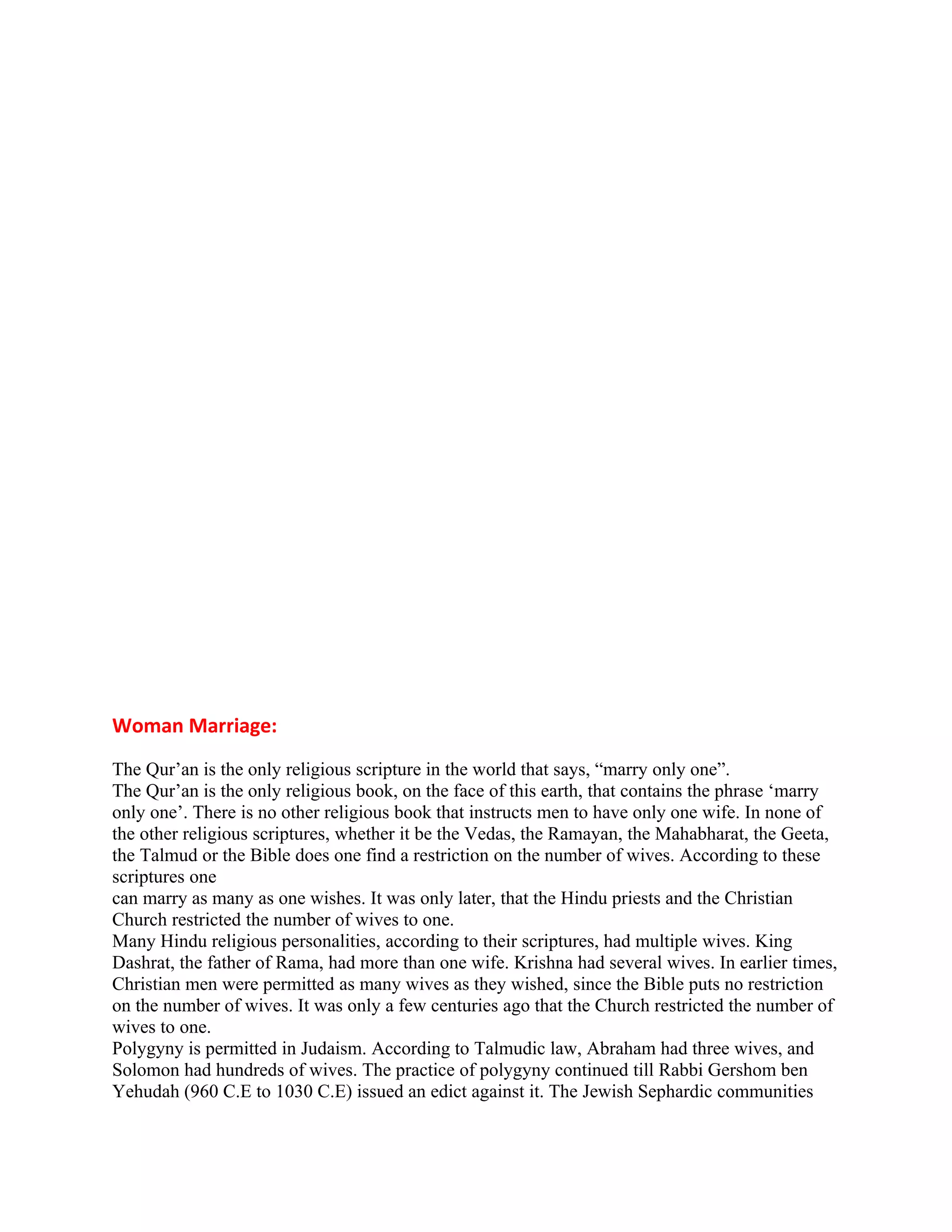 Question & answers on islam