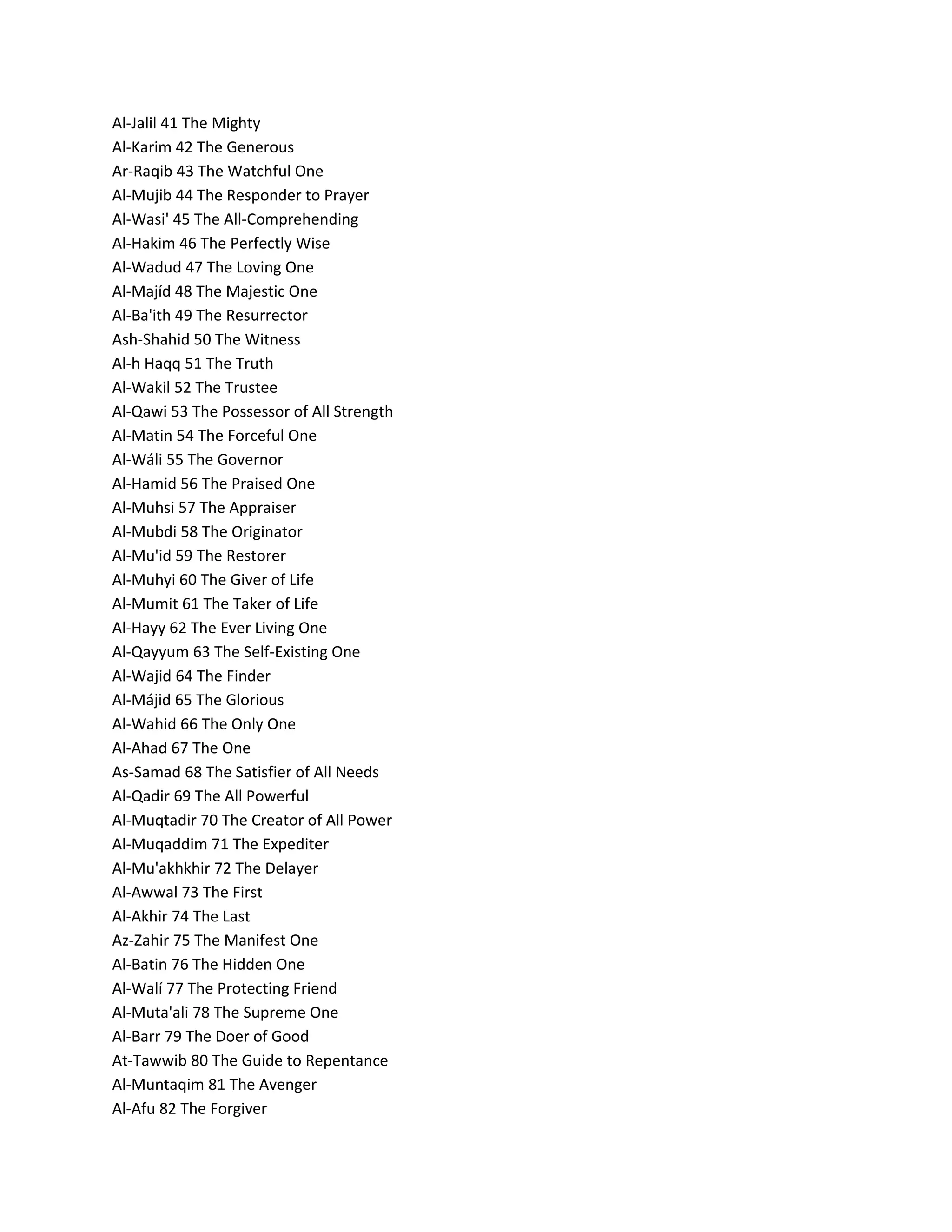 Question & answers on islam