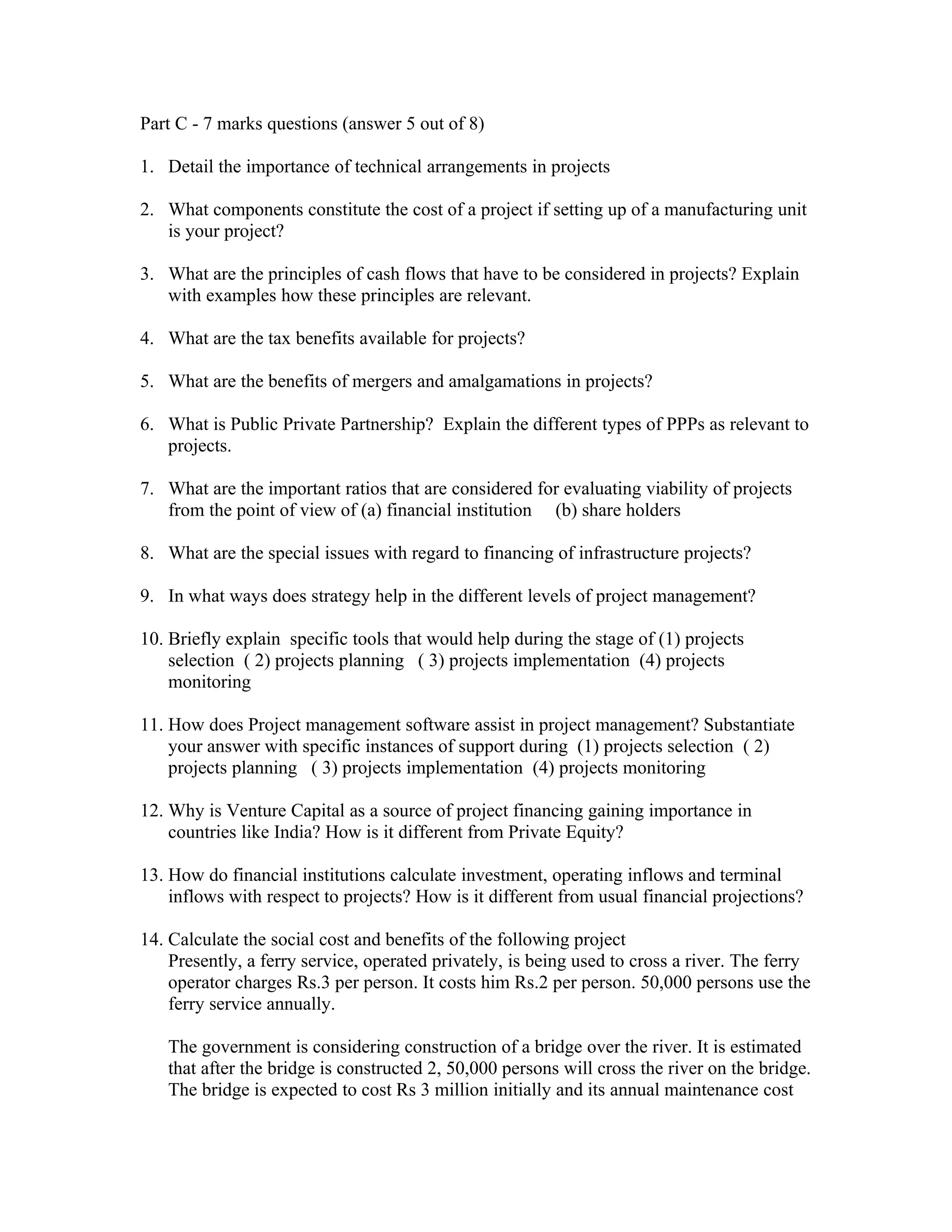 Question bank projects | DOC