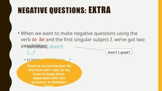 Comprehensive Guide to English Question Formation and Usage | PPTX