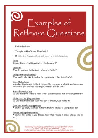 Questioning intentions presentation | PDF