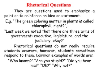 Questioning Skills in Microteaching | PPTX