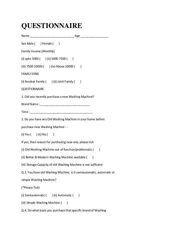 Questionnaire