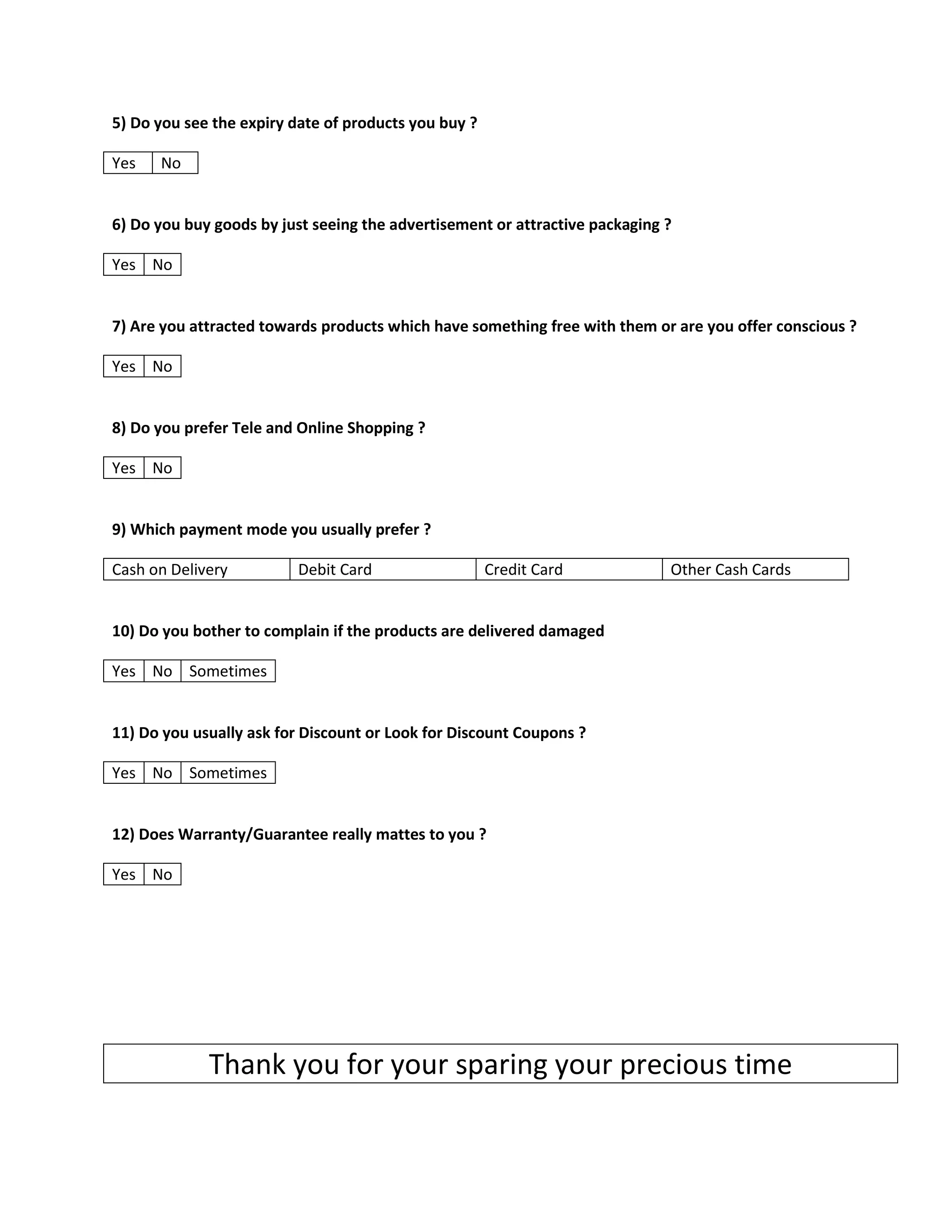 Questionnaire PDF Questionnaire PDF