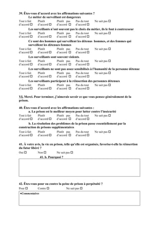 questionnaire
