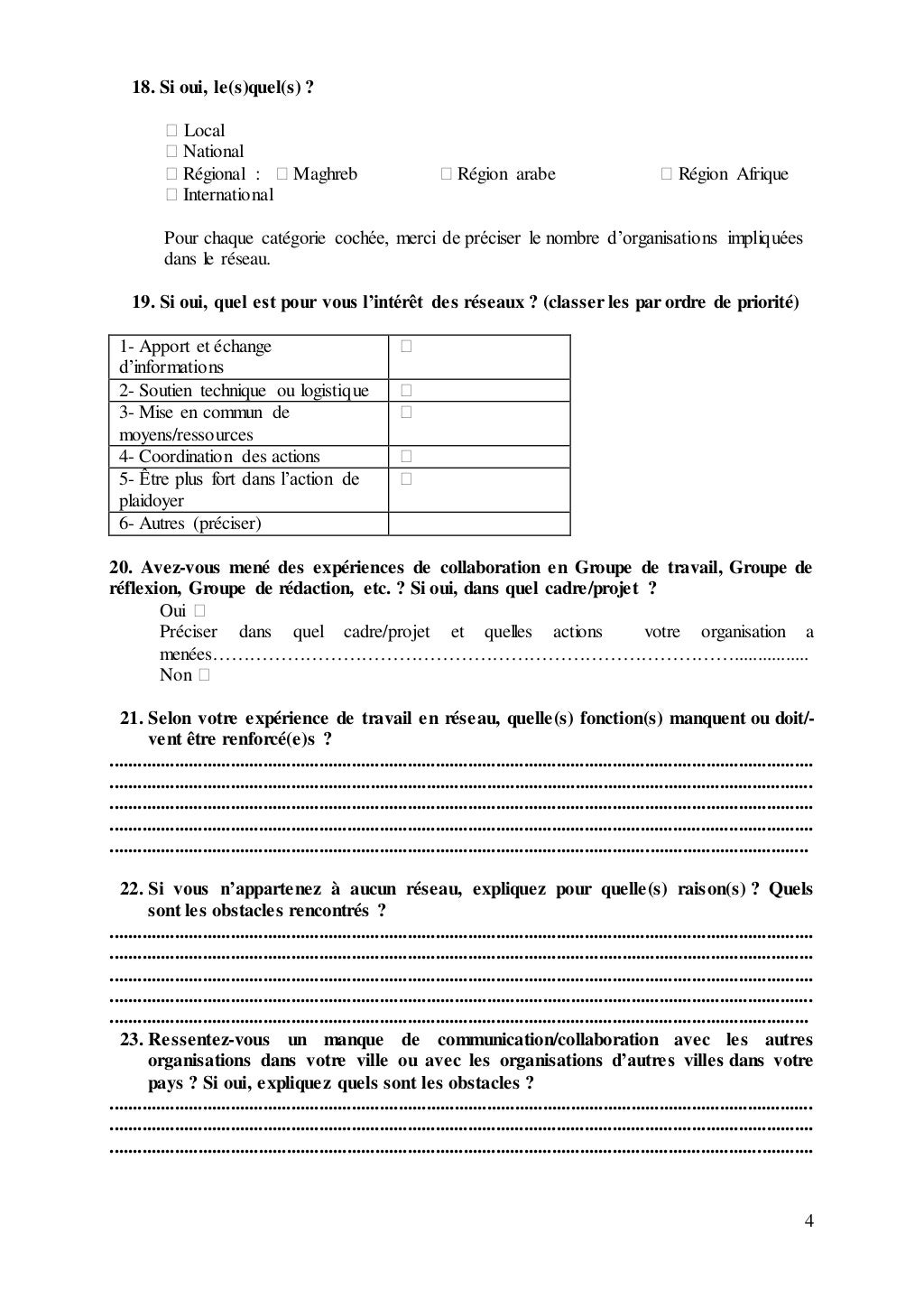 Questionnaire