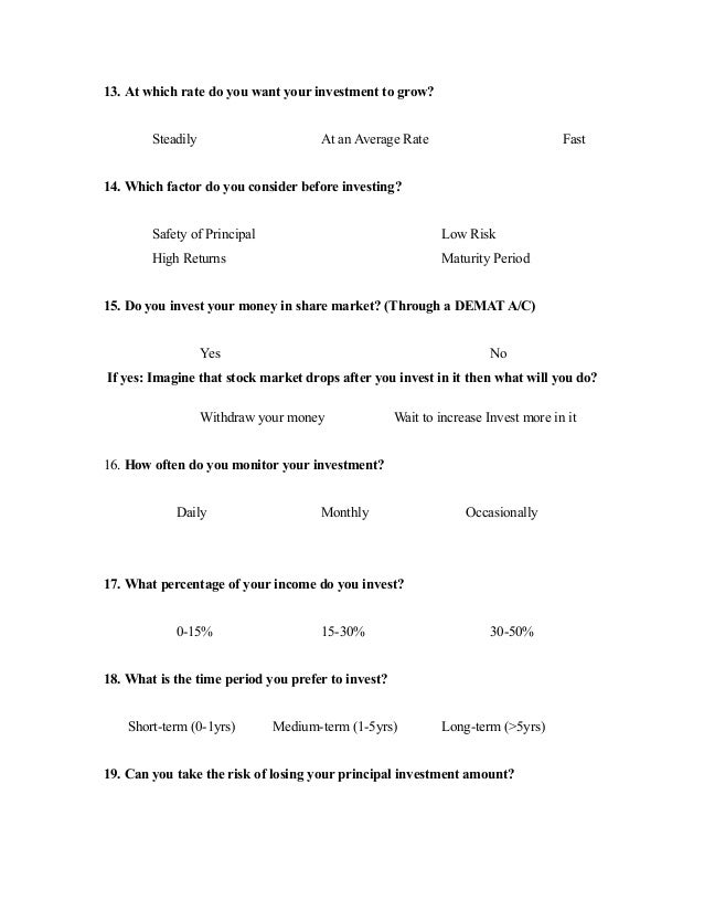investor questionnaire template barca fontanacountryinn com investor questionnaire template