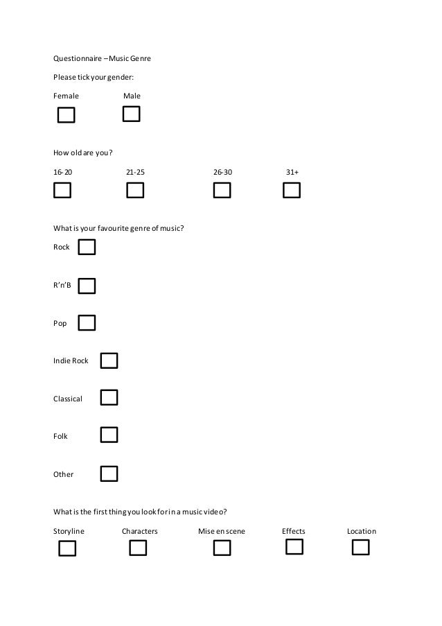 music-genre-questionnaire