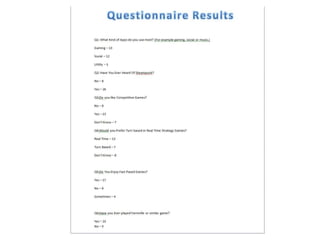 Questionnaire 2