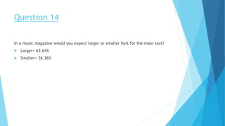 Questionnaire analysis | PPTX