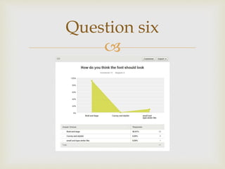 
Question six
 