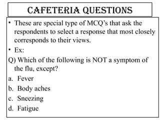 Questionnaire and its types in Research.pptx