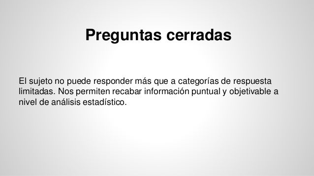 preguntas cerradas no codificadas questionnaire and topic guide design preguntas cerradas no codificadas questionnaire and topic guide design