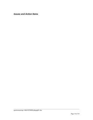 Questionnaire ap | DOC