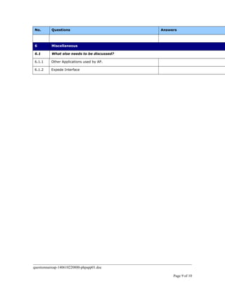 Questionnaire ap | DOC