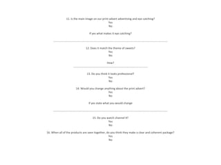 Questionnaire feedback | PPT