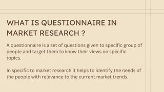 Questionnaire In Marketing Research Pdf Pdf Questionnaire In Marketing Research Pdf Pdf