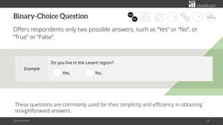 Designing and Using Questionnaires to Drive Business Decisions | PDF