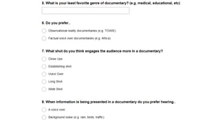 Questionnaire Questions