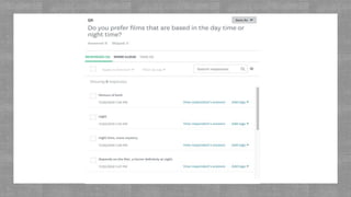 Questionnaire responces unit 19