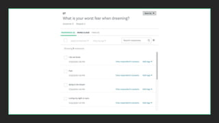 Questionnaire responces unit 19