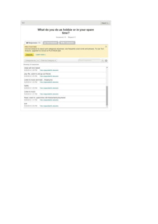 Questionnaire result